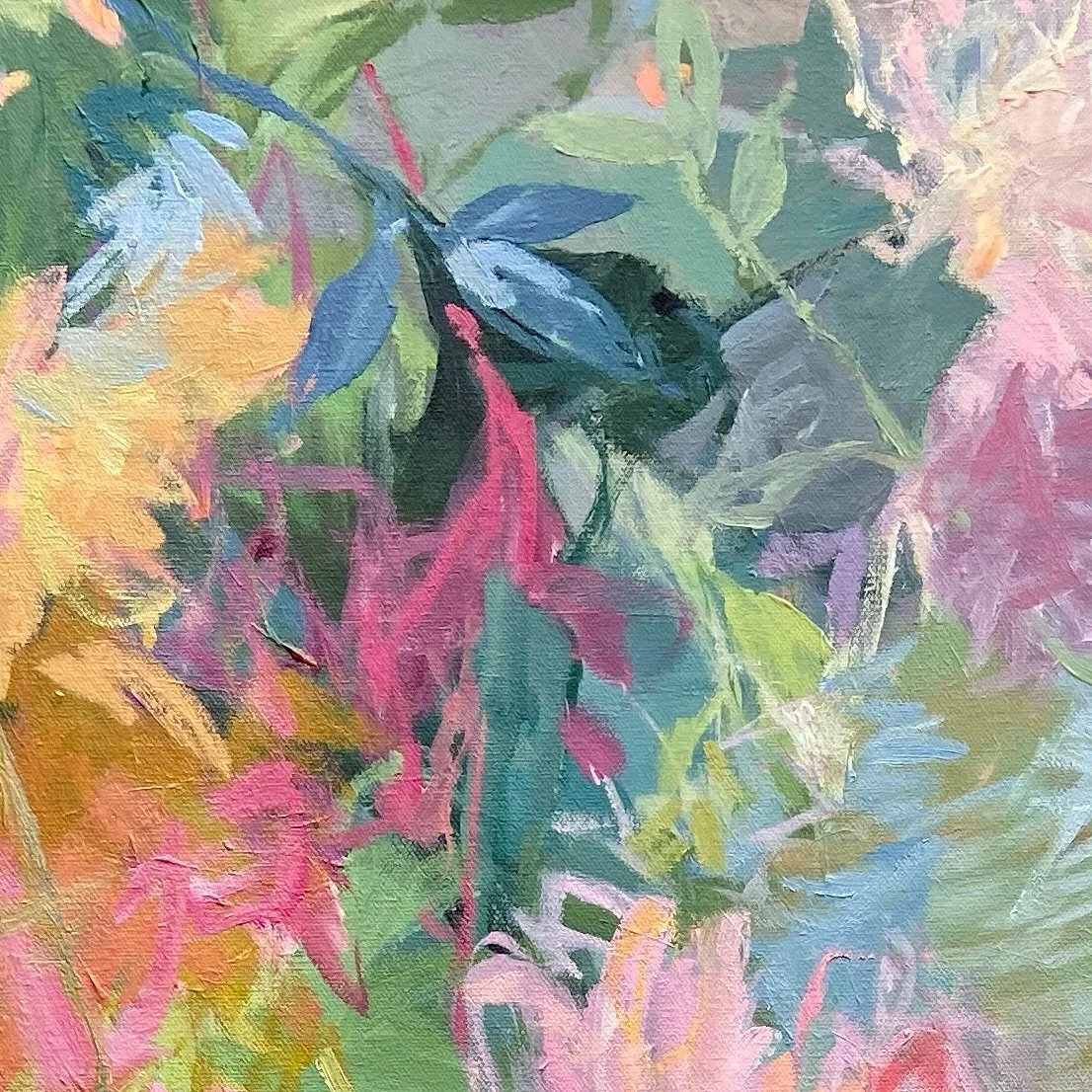 Taking time to reflect on my own work. #Oil on canvas. #joycesheltonstudio