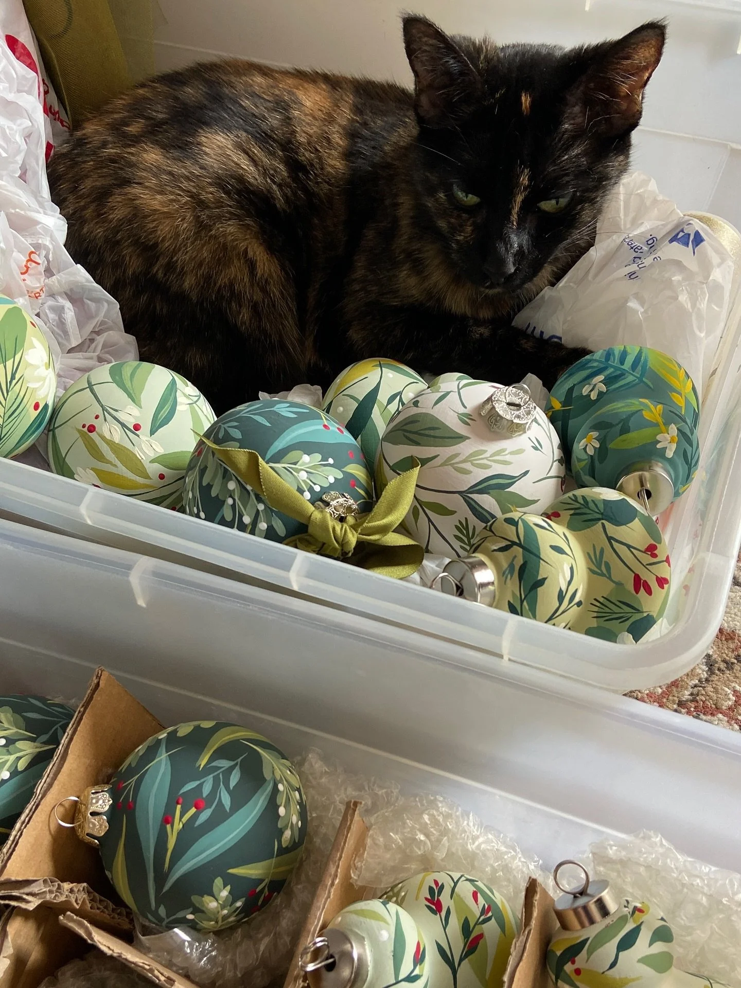 It&rsquo;s that time of year! For all you past and future collectors, new ornaments are in the works. Nature is once again this year&lsquo;s theme. Always a challenge to come up with something just a little different but my helper and I are working v