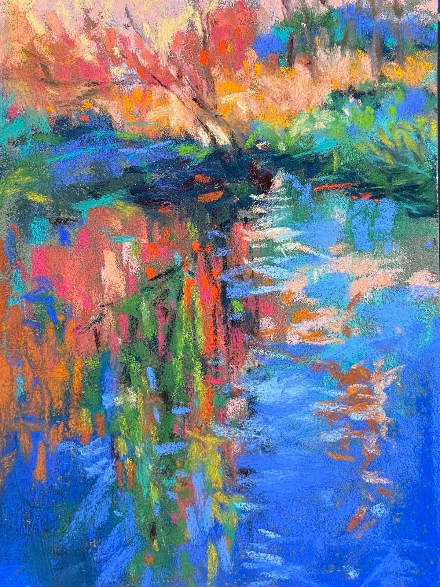 Testing papers. #softpastel on #pastelcard. Getting some practice in. Save the date! 🎉 I&rsquo;ll be at the Wekiva Paint Out from Feb. 23&ndash;28, painting live with artists from all over the U.S. Come visit us at Wekiva Island and experience art, 