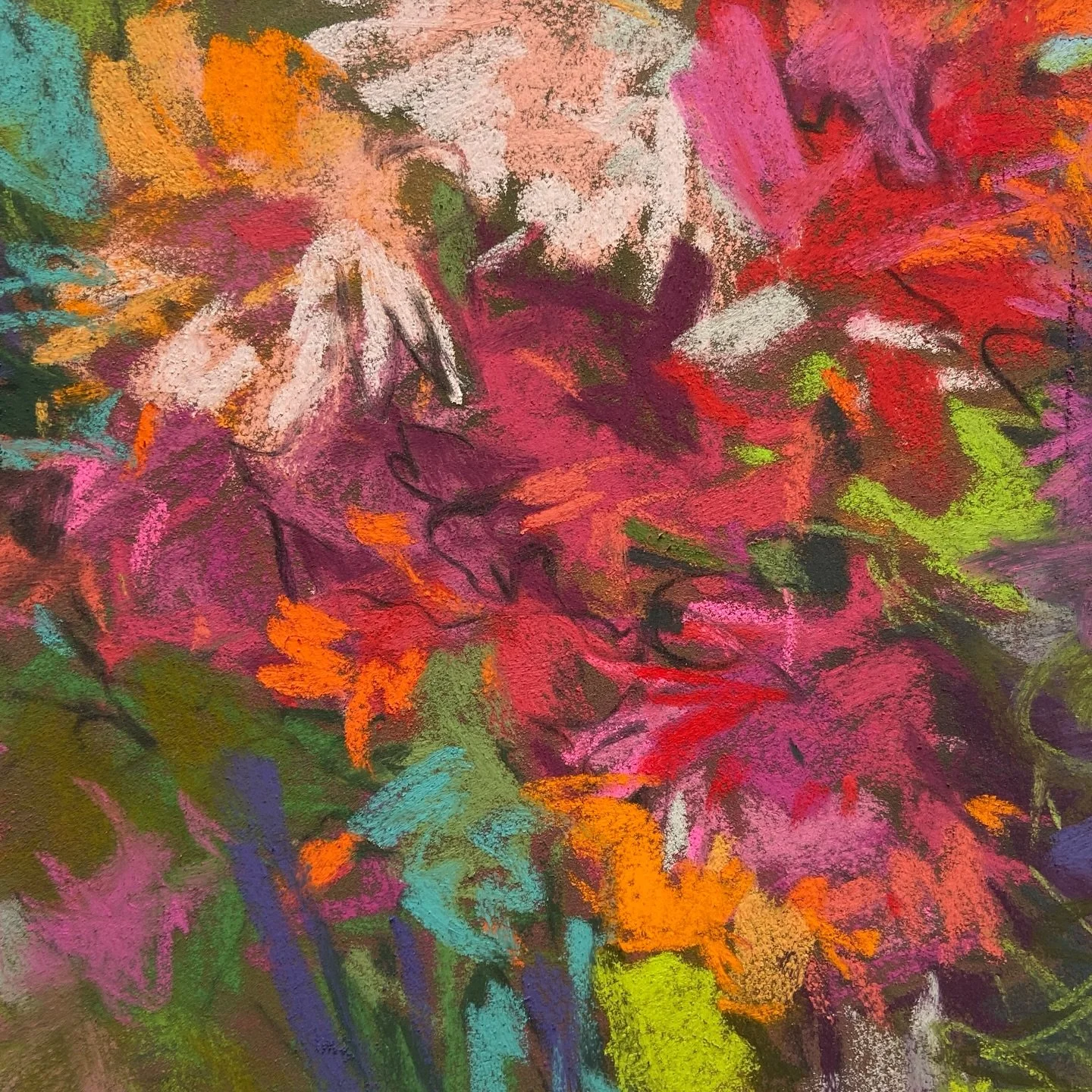 Happy Valentine&rsquo;s Day! #pastel on PastelMat 10x10 Come see the many beautiful paintings done en #pleinair by several talented artists next Monday, 23rd all week until Saturday, 28th at @wekivapaintout @wekivaisland Look for me- I&rsquo;m the on