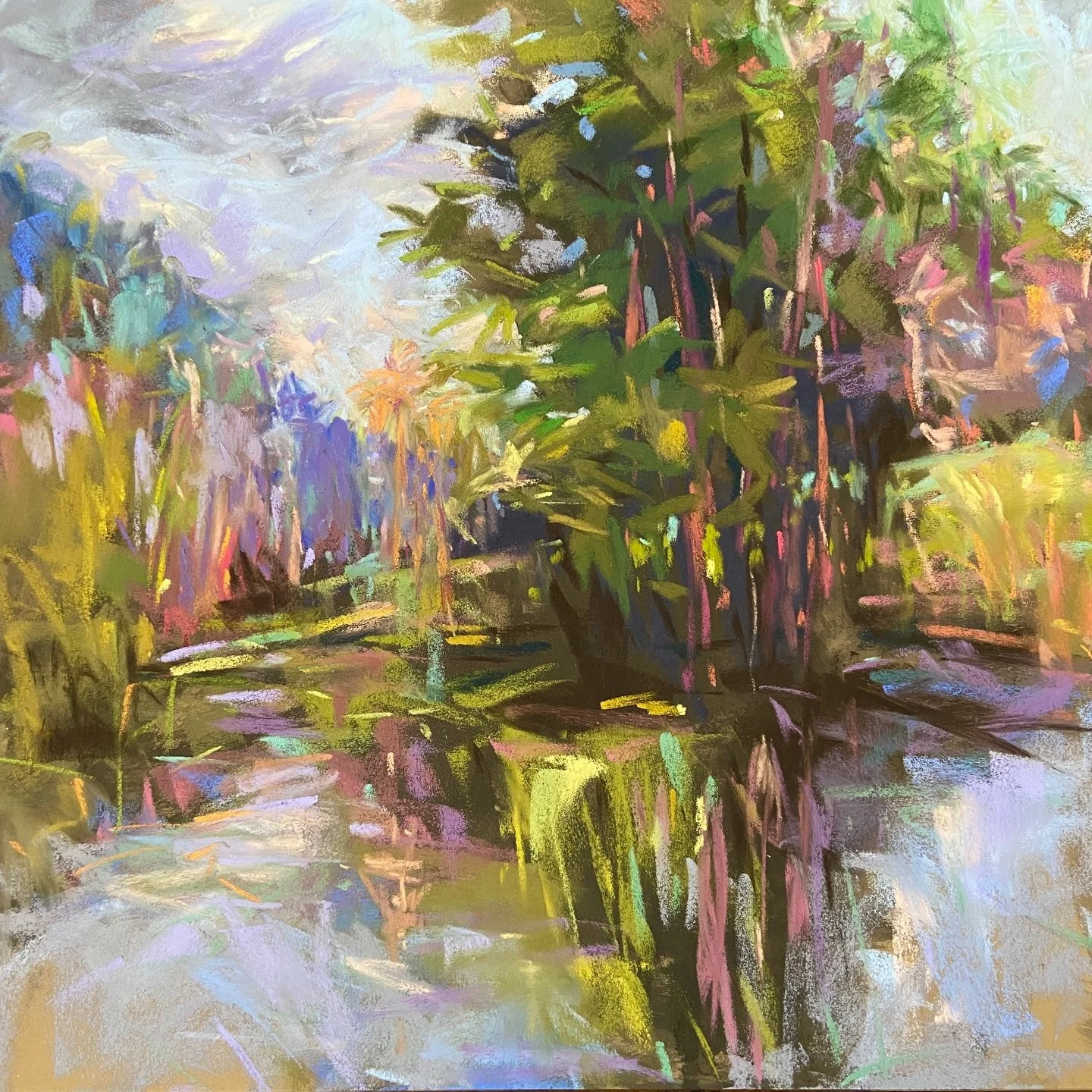 Working on some ideas for my big debut demo next Thursday at the #polasekmuseum #winterparkpaintout I don&rsquo;t mind telling you my nerves are a bit rattled! What was I thinking?! Guess I&rsquo;ll never stop taking on new challenges. Looking forwar