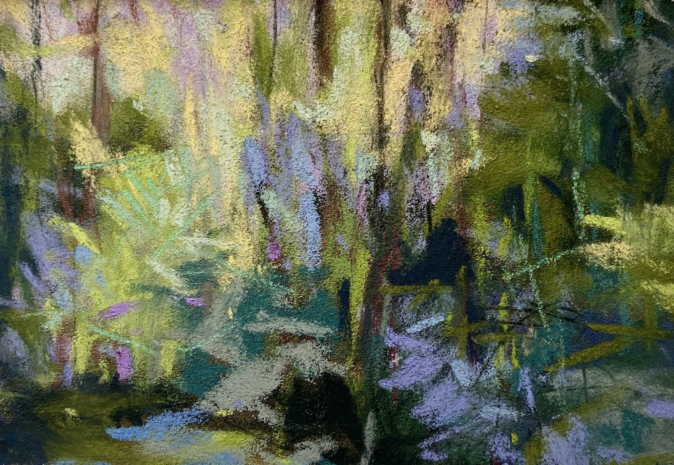 Plein Air Study 2 • Soft Pastel On Pastel Card • 6" X 8"