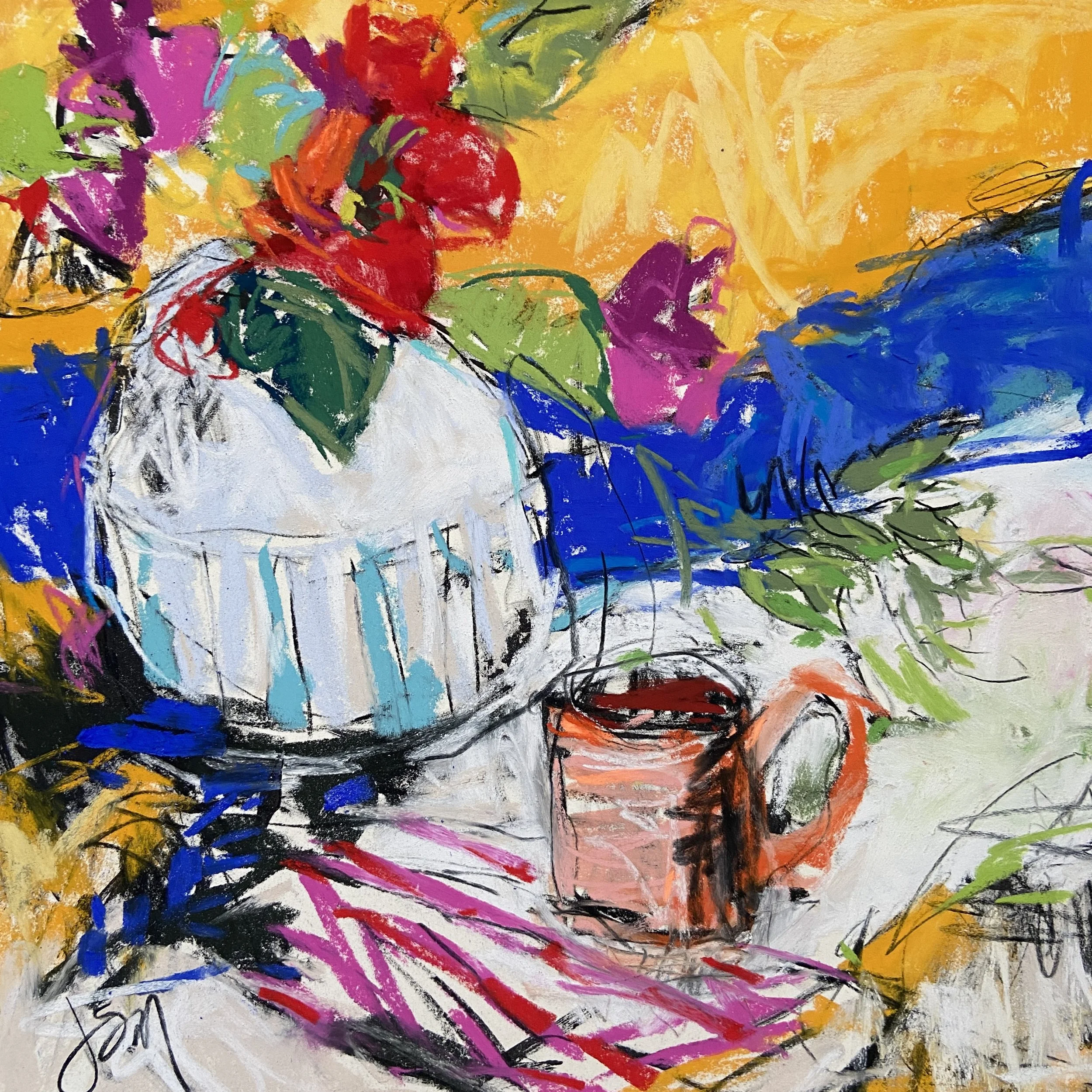 Pink Striped Napkin