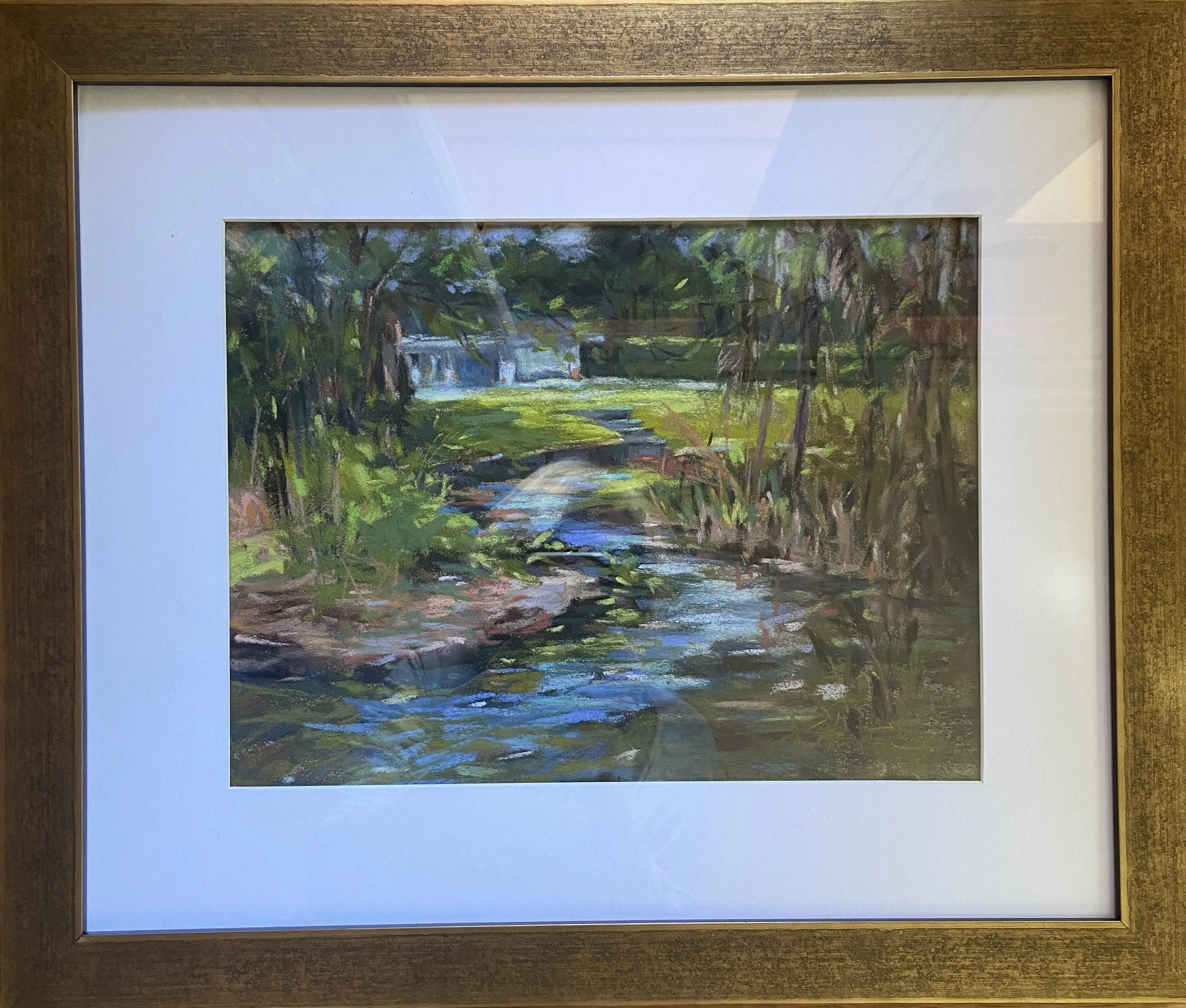 Sunlit Morning At Mead Gardens FRAMED.jpg