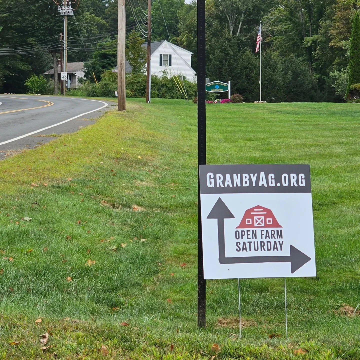 Happy Open Farm Day! Our farms will open  to the public at 10 today - check out GranbyAg.Org for a full schedule of events. Keep an eye on the weather today,  and remember, most of our farms are also open tomorrow for their regular store hours if you