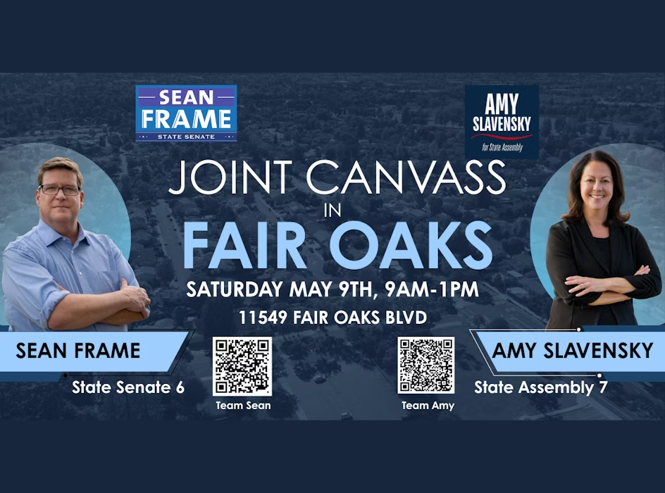 Joint Canvas in Fair Oaks for Sean Frame and Amy Slavensky