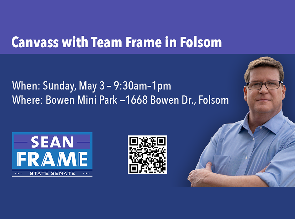 Canvass Folsom with Team Frame