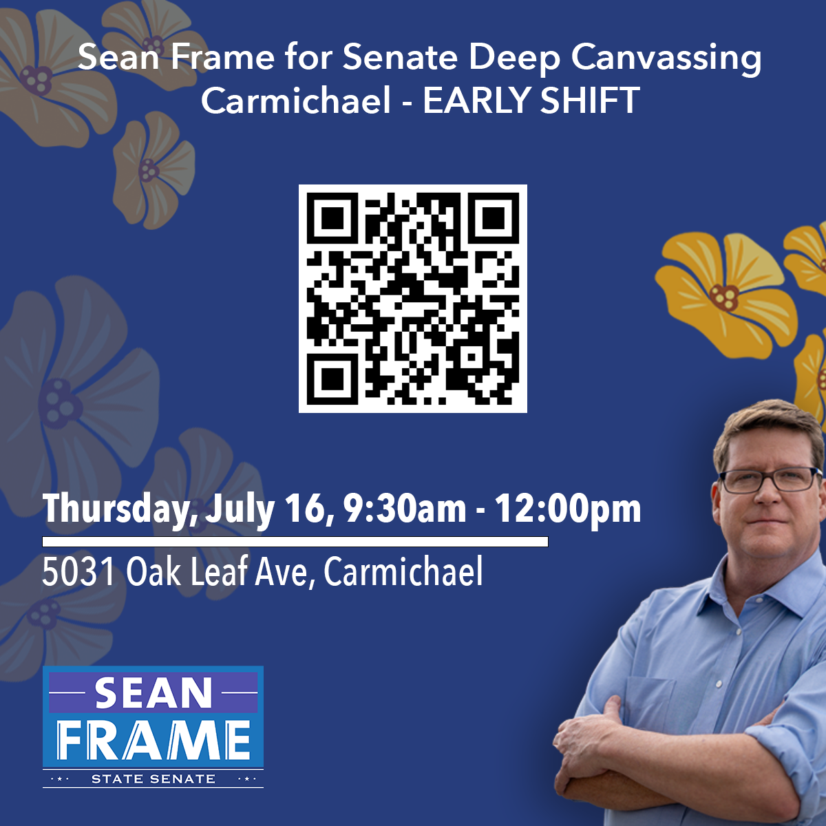 Sean Frame for Senate Thursday Canvass - 07.16.26 - EARLY SHIFT