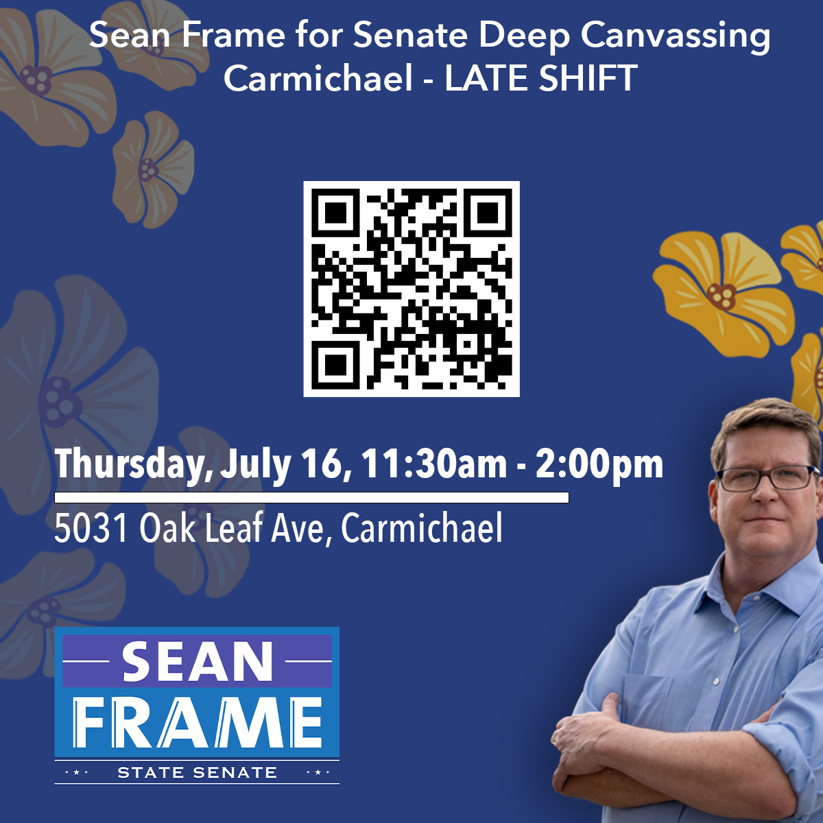 Sean Frame for Senate Thursday Canvass - 07.16.26 - LATE SHIFT