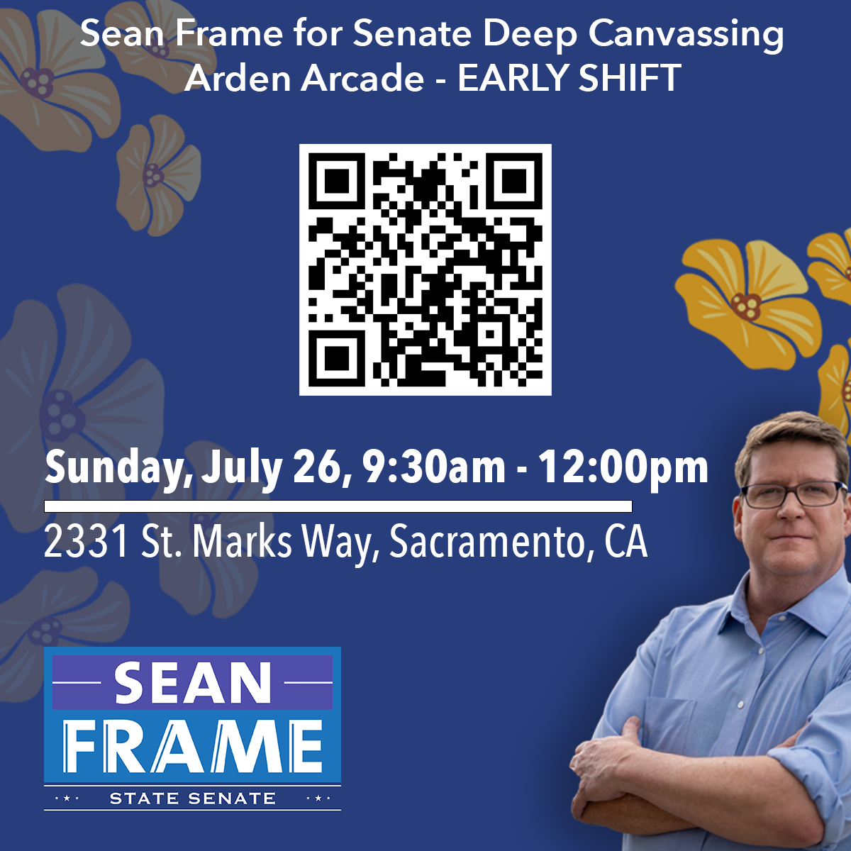 Sean Frame for Senate Sunday Canvass - 07.26.26 - EARLY SHIFT