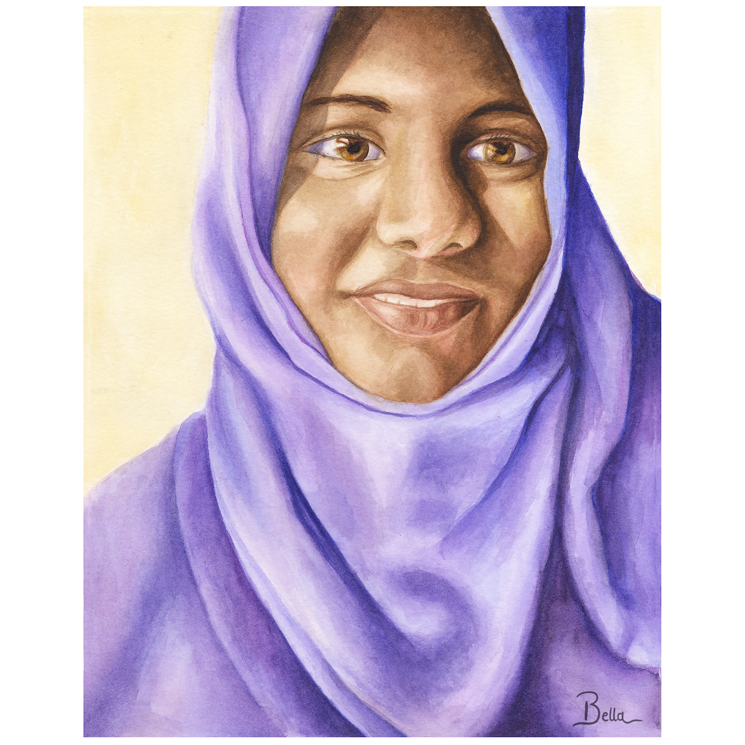 Lydia - Watercolor Print