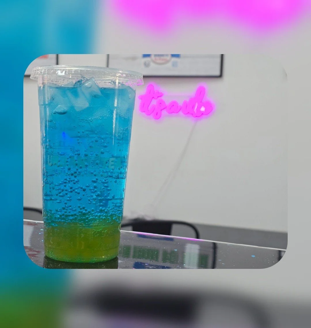 Welcome to Thirsty Thursday! 👏
Mood: Somewhere between needing a nap and needing a massive energy boost. ⚡️

​Whether you&rsquo;re team boba, craving a dirty soda fix, or need one of our energy spritzers to power through the afternoon, we&rsquo;ve g