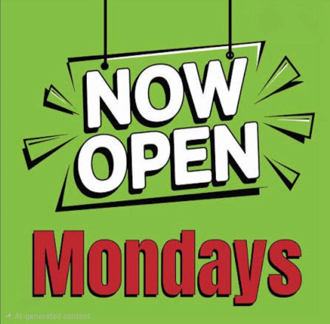 Good news&mdash;we&rsquo;re open on Mondays all summer long! ☀️

If you&rsquo;ve been craving your favorite drink and wishing we were open at the start of the week, your wish has been granted. Stop by, say hello, and help us make Mondays a permanent 