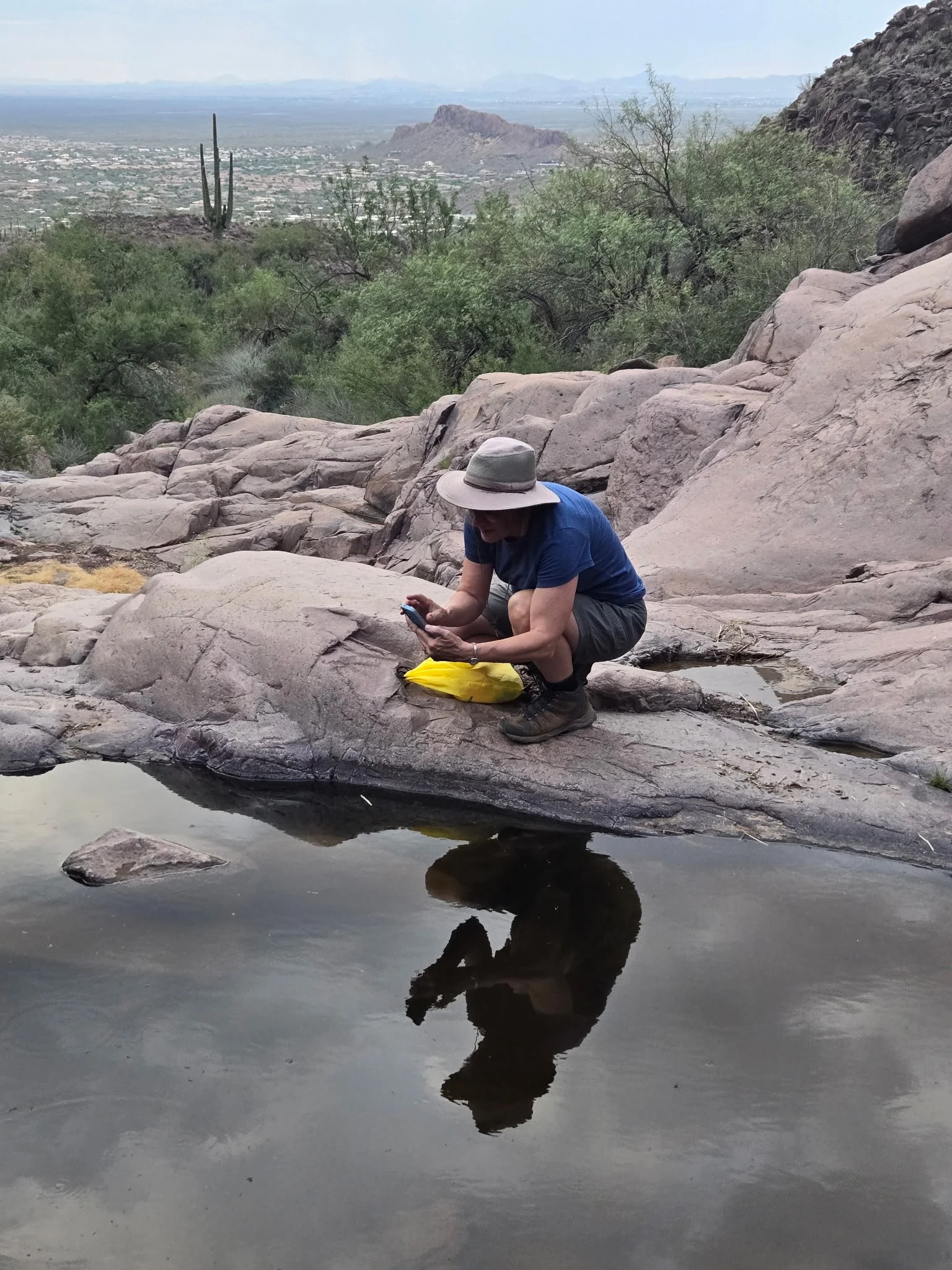 Reflection Photo on Hieroglyphic Trail