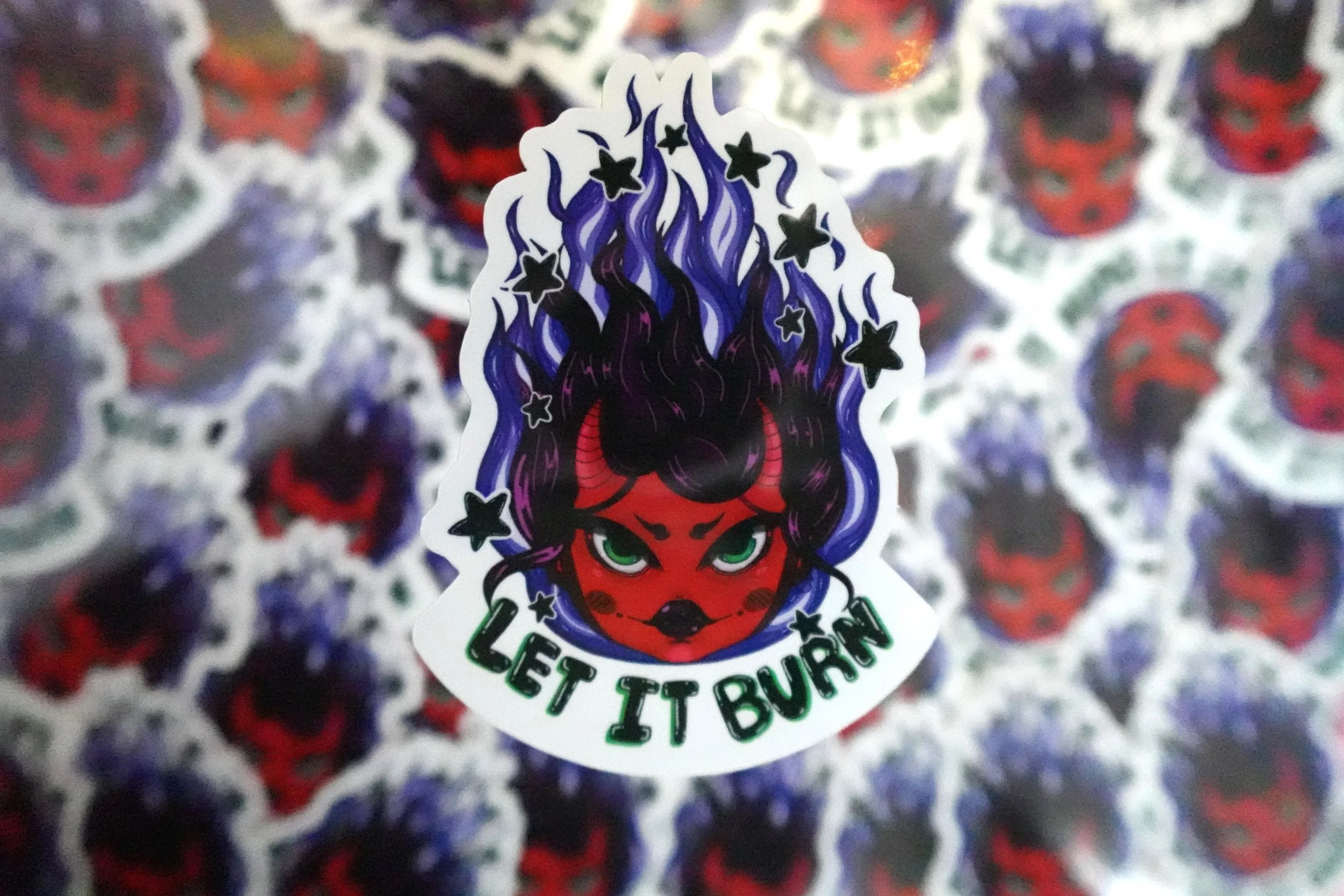 Demon Girl Sticker