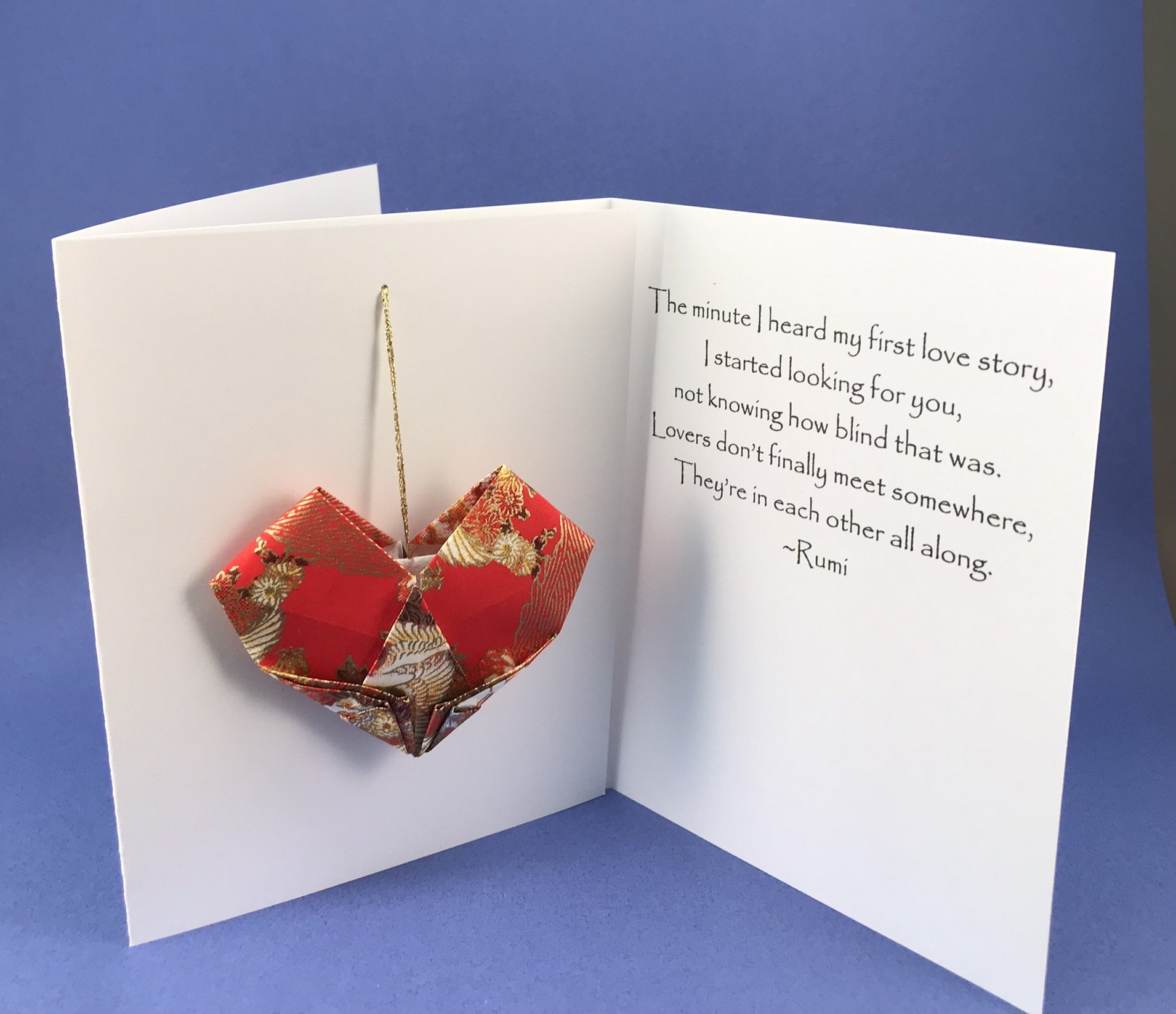 Paper Heart Greeting Card