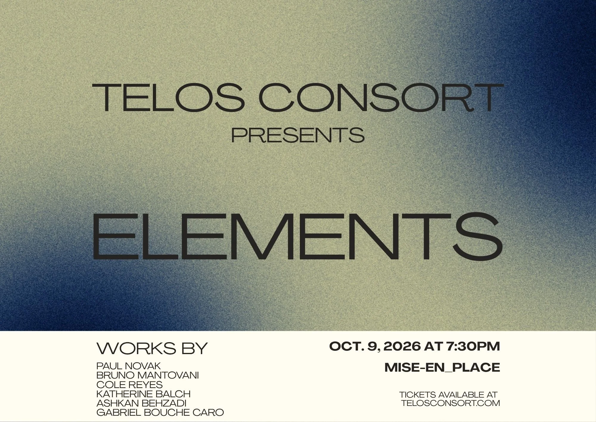 Telos Consort Season Opener