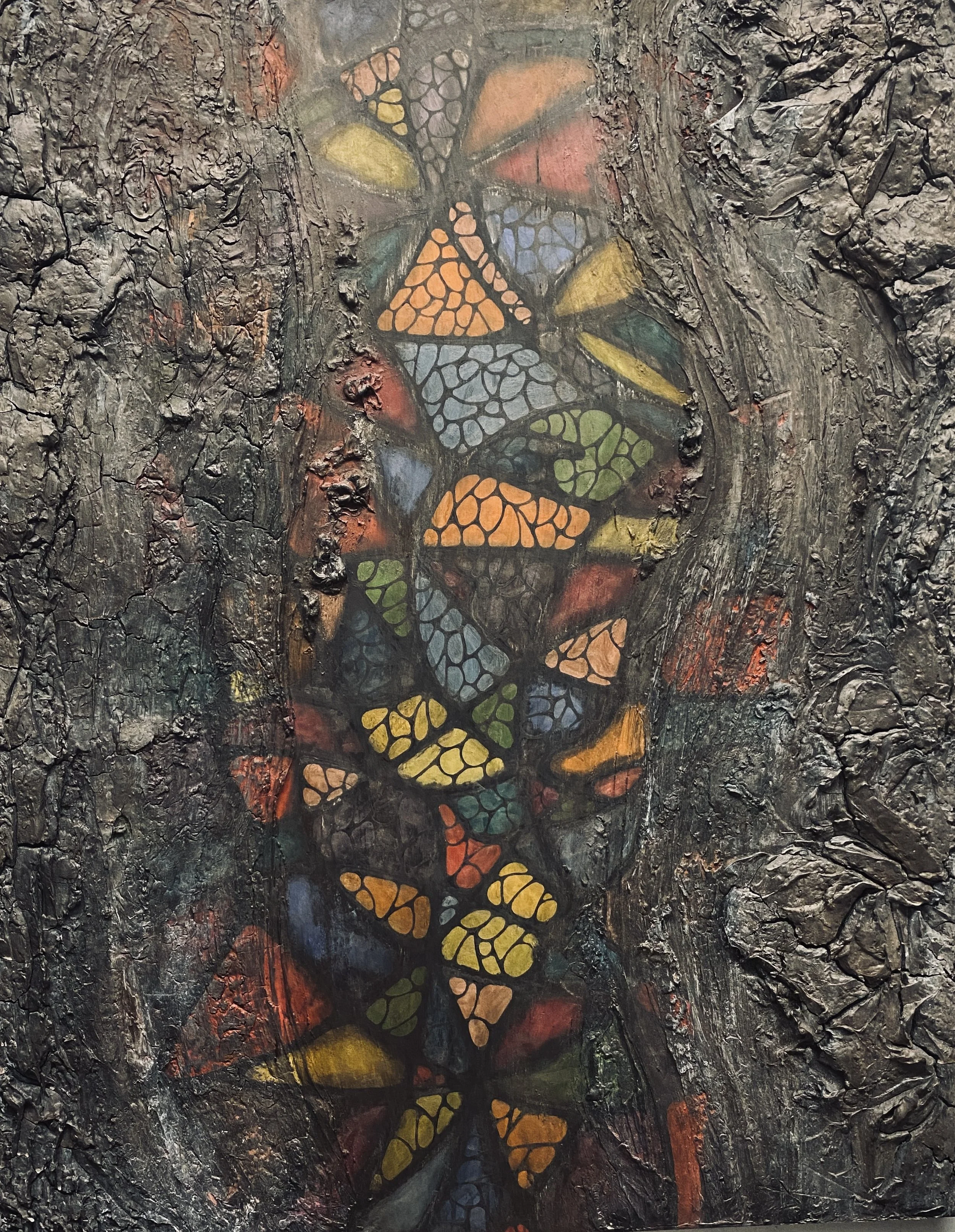 Annie
2024
48" x 72"
Oil, charcoal, joint compound on wood panel