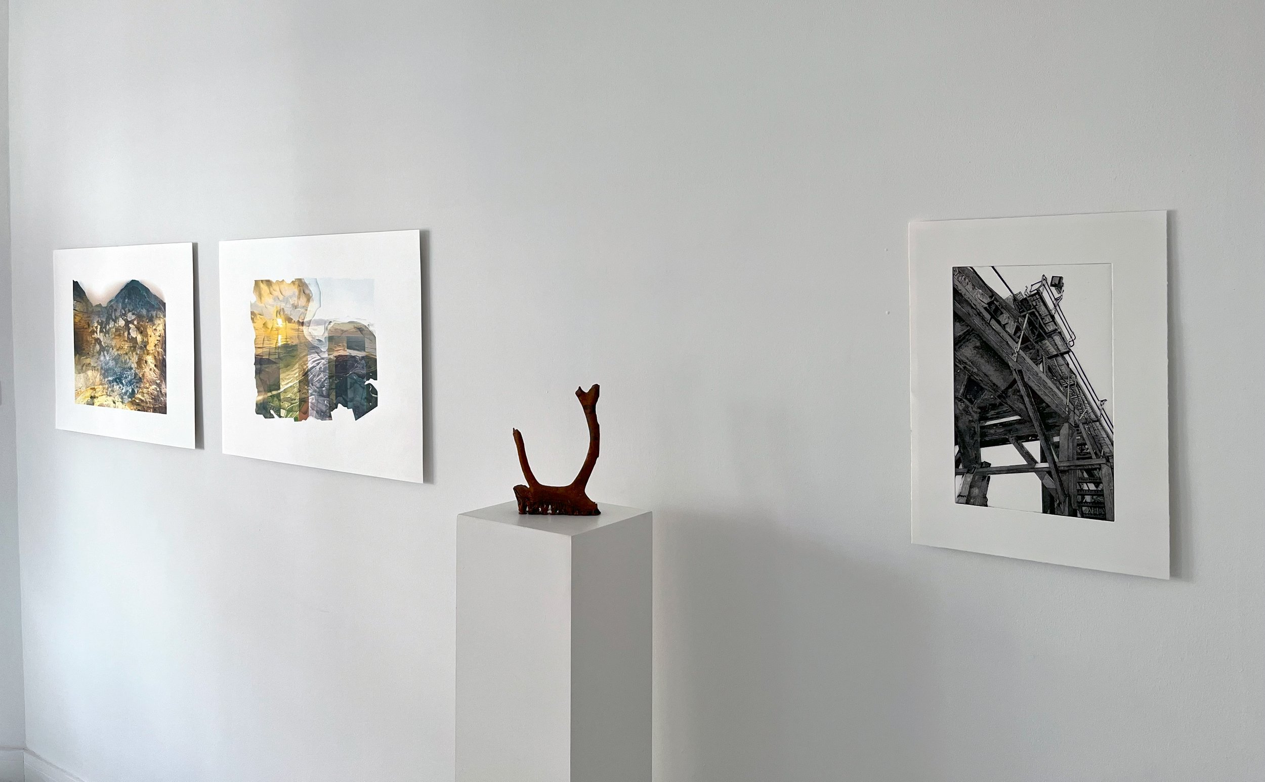 'Ground Water' exhibtion at GroundWork Gallery, Norfolk. Installation of screen prints, 3D print, and etching, 2025