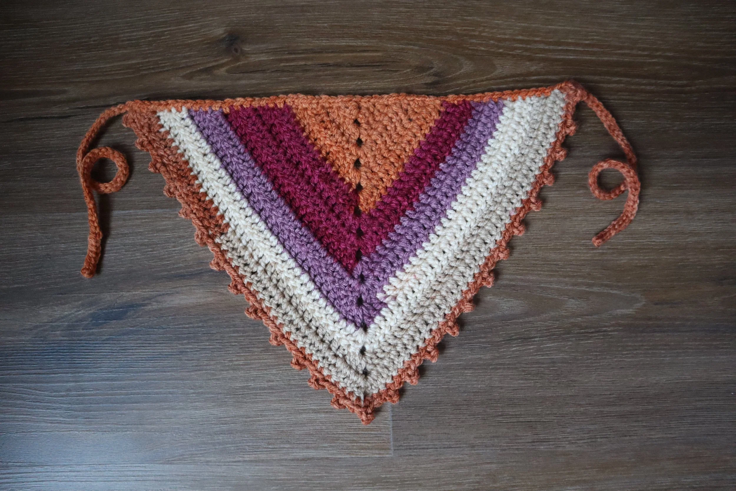 Crochet Picot Bandana