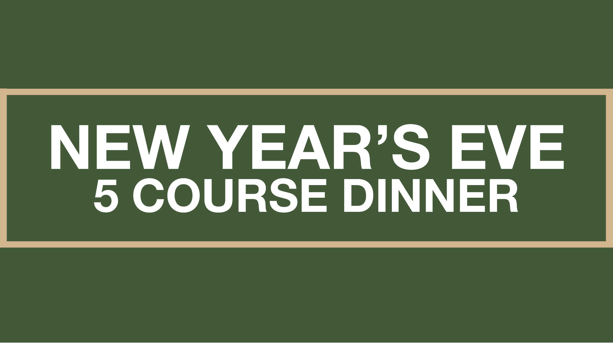 NYE 5 Course Dinner at Pretty Penny