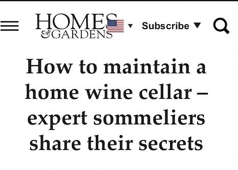 My wine cellar tips for @homesandgardensofficial:

1️⃣ A smaller private wine collection will not need as many bells and whistles as a professional collection:

I know several people who built small wine rooms in areas of their basement that naturall