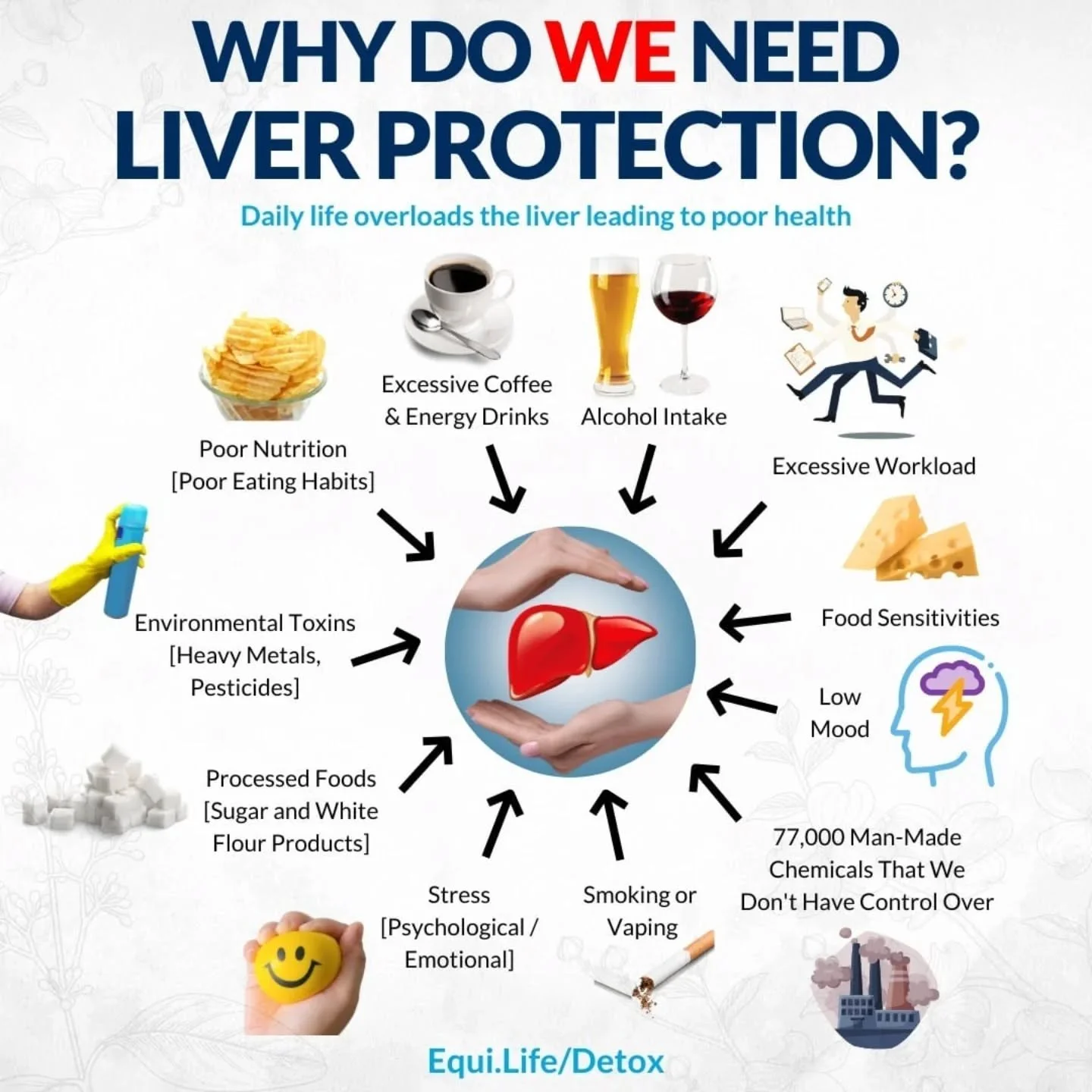 Your liver works around the clock to keep you healthy &mdash; but in today&rsquo;s world, it&rsquo;s carrying a bigger load than ever.

We&rsquo;re exposed to:
&bull; Environmental toxins
&bull; Over 77,000+ man-made chemicals we can&rsquo;t control
