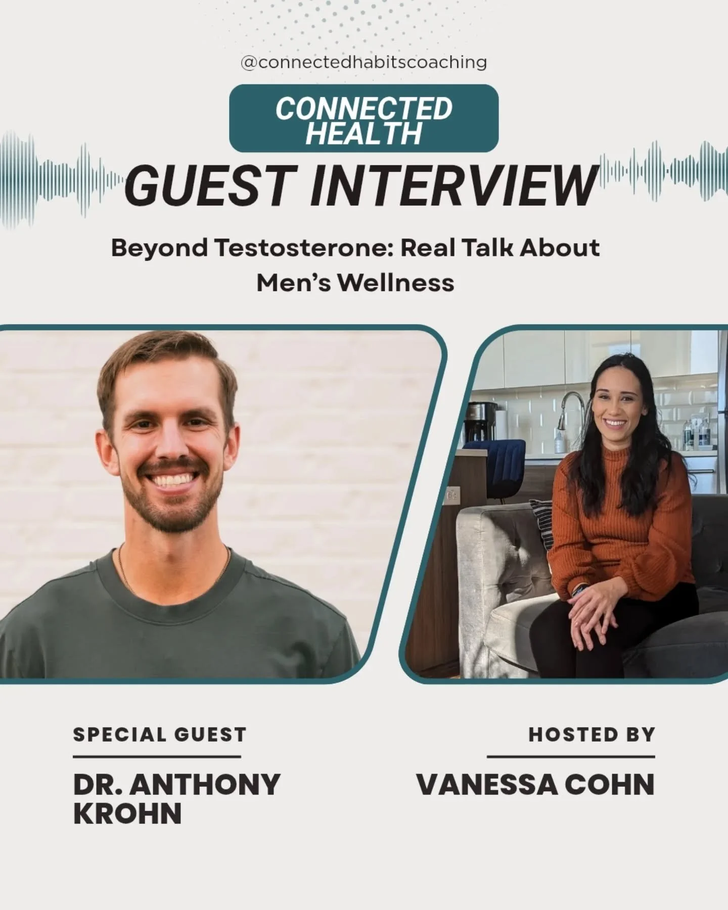🚨 New Podcast Episode! 🚨
&ldquo;Beyond Testosterone: Real Talk About Men&rsquo;s Wellness&rdquo; ft. Dr. Tony Krohn is LIVE 🎙️

We&rsquo;re going way deeper than labs and lifting today. This is the conversation every man (and every person who love