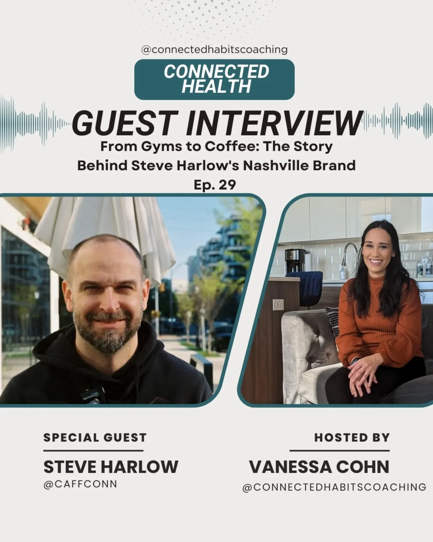I have the AMAZING @caffcon Harlow on the podcast this week!

We chatted gym ownership, coffee, how to balance a busy life as a parent and still fit fitness in, and more.

Check out the episode now on Apple, Spotify or YouTube.

#nashvilletn #coffee 