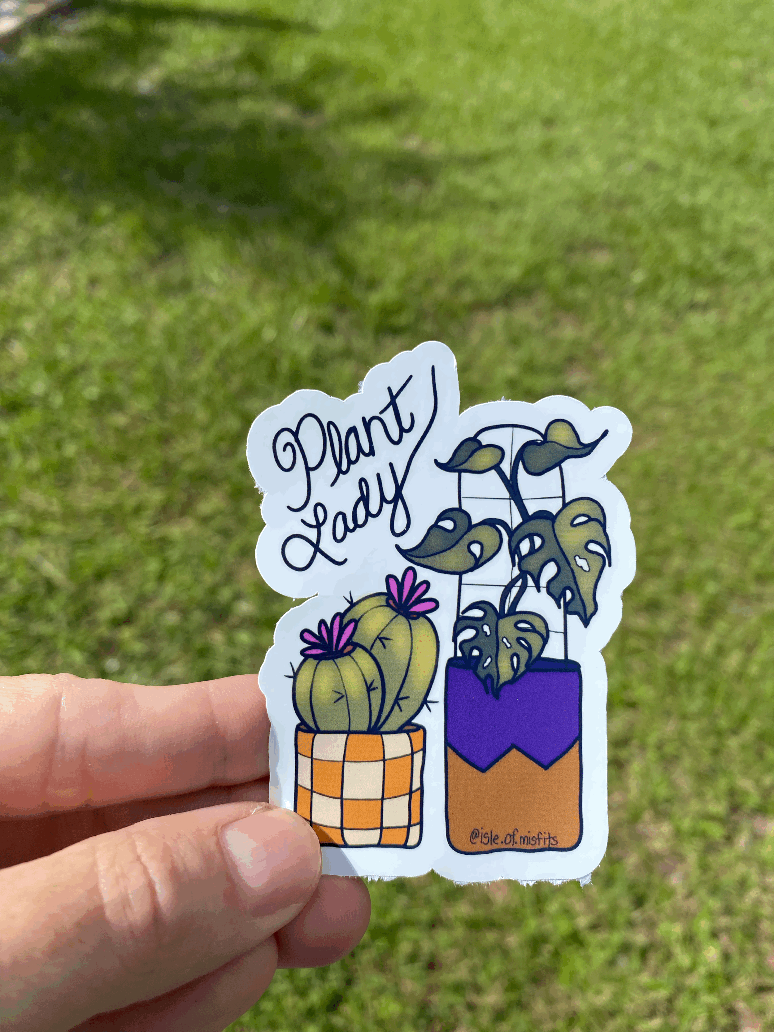 Plant Lady vinyl sticker