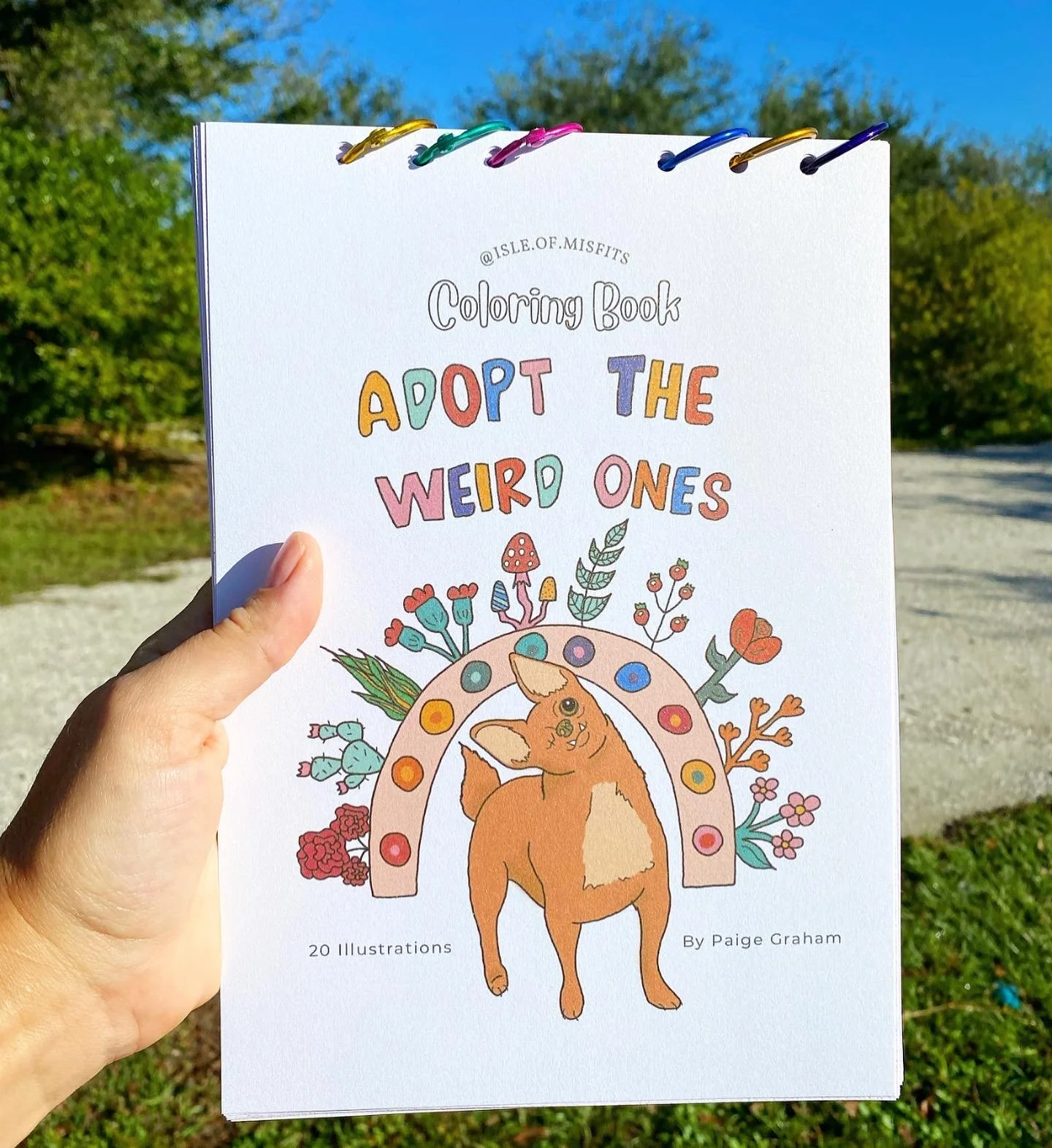 Adopt the Weird Ones Coloring Book