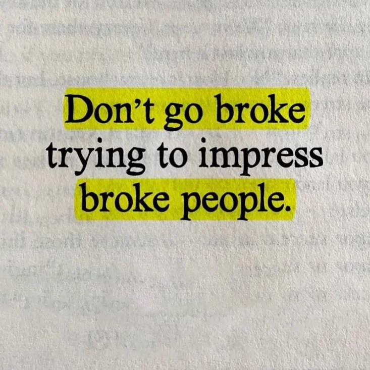 I love referencing this statement and sharing it with my kids.  Be humble and show humility.  That way you can save and buy more camera gear π€‘ππ₯°π€π΅‍π«πΈπΊπΈπΊπΈ