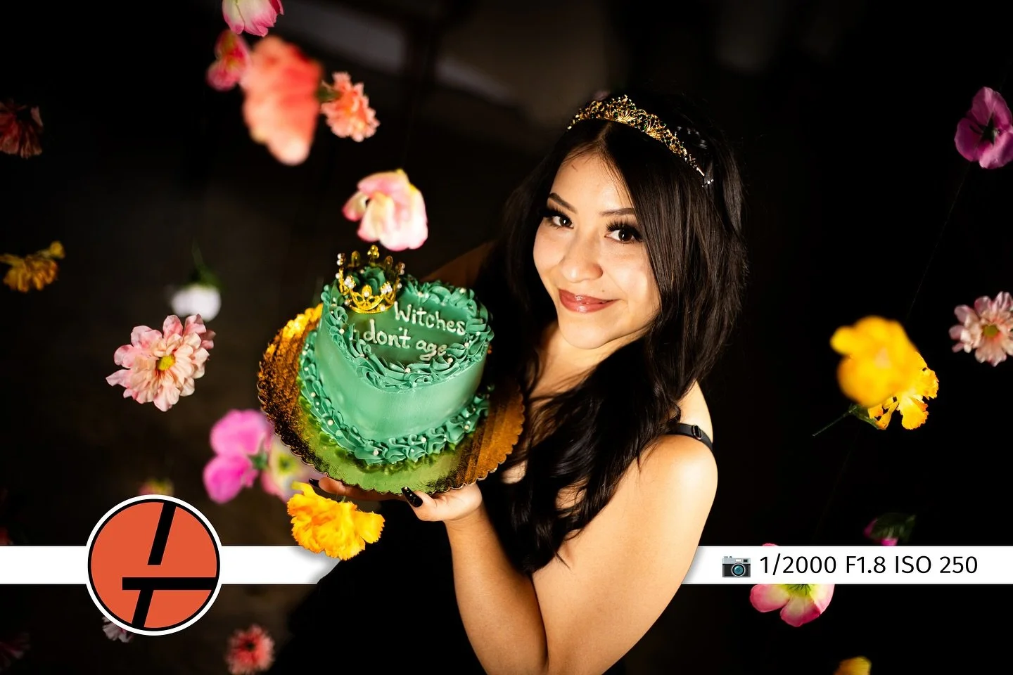 Behind The Scenes | Celebrating your birthday is super fun!  In this image, I used two strobes with long, rectangular soft boxes containing egg crates to help soften and narrow the area to be illuminated.  I went pretty aggressive with my aperture se