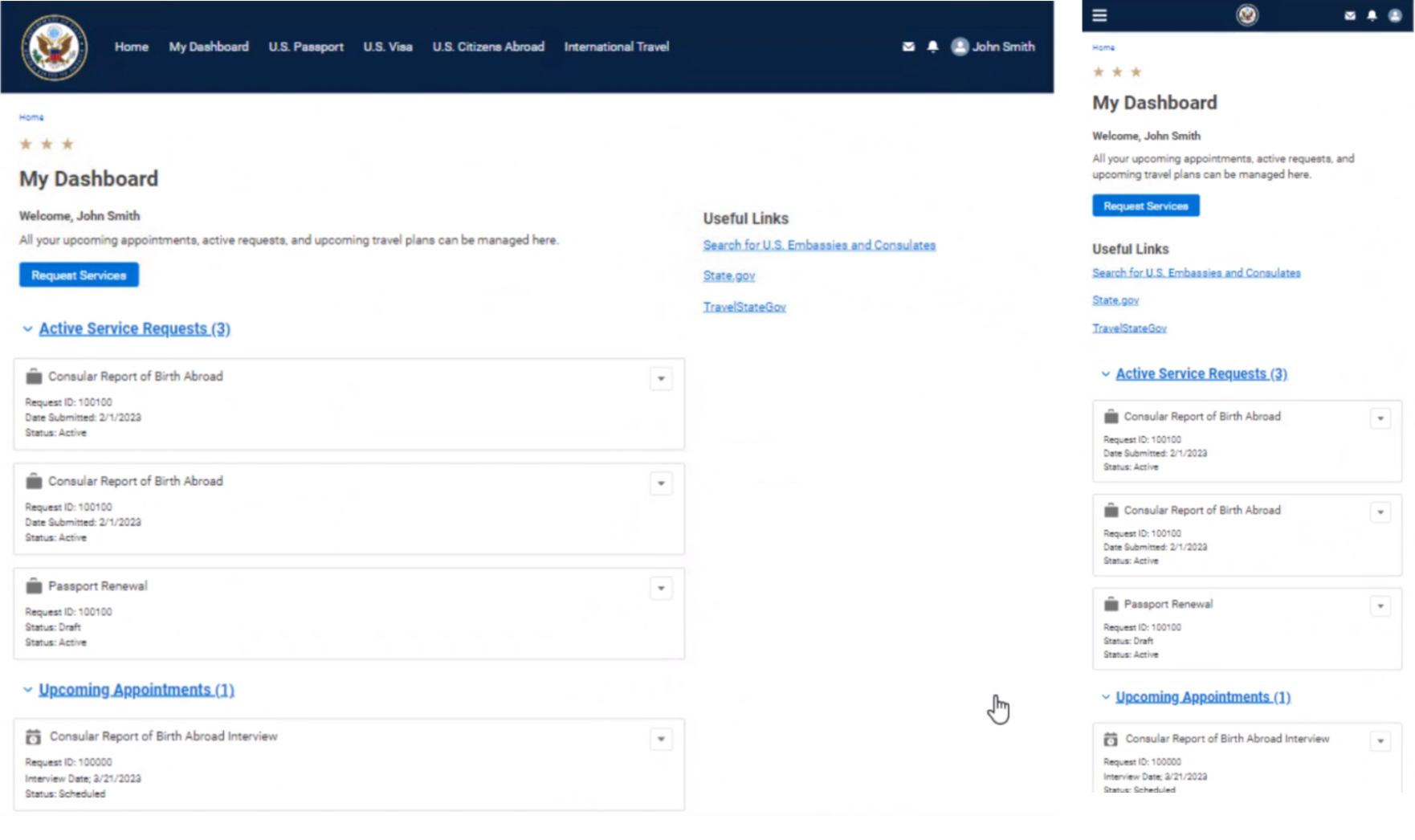 Dashboard concept on Salesforce