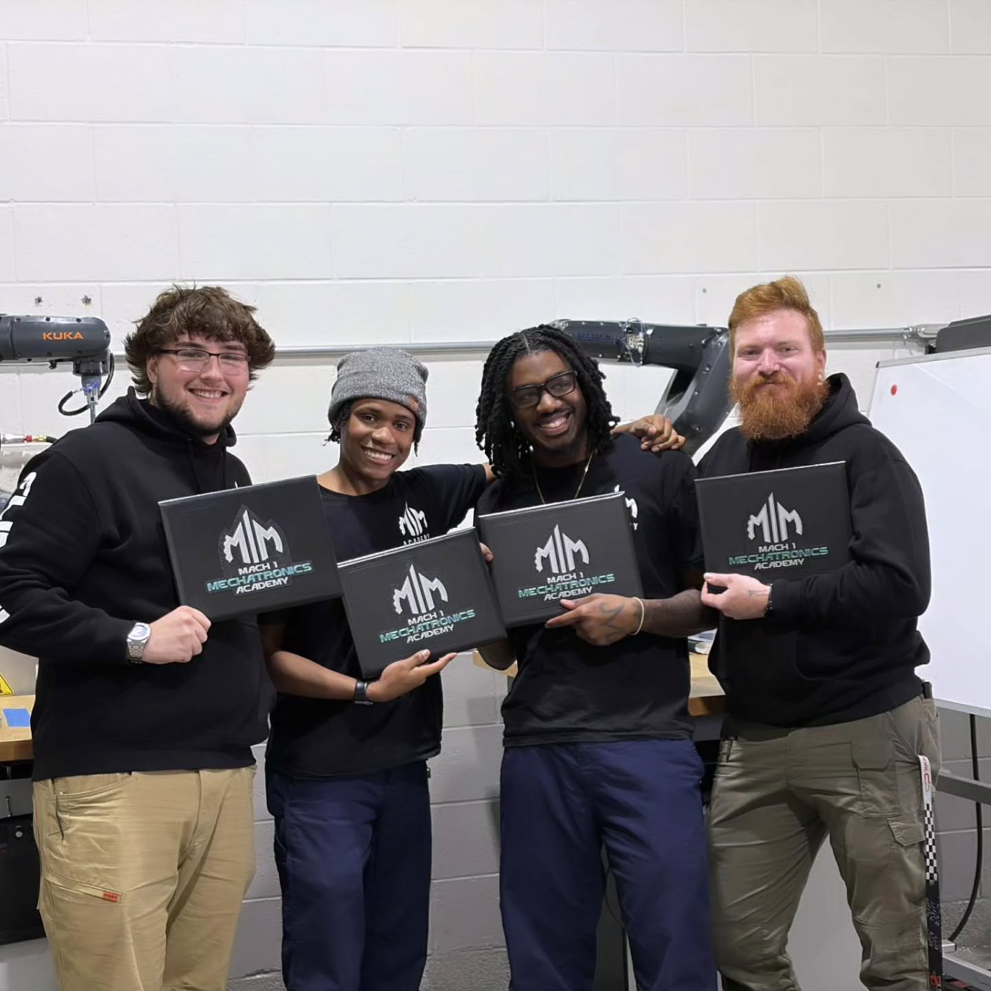 Congratulations Cohort 7!! 🥳

These guys came through, did really well and had a blast the whole time! There were days when we couldn't help but to laugh our tails off - you'll be missed!

Mitchell, Levi, Jamarion and Parker -
You all did great, you