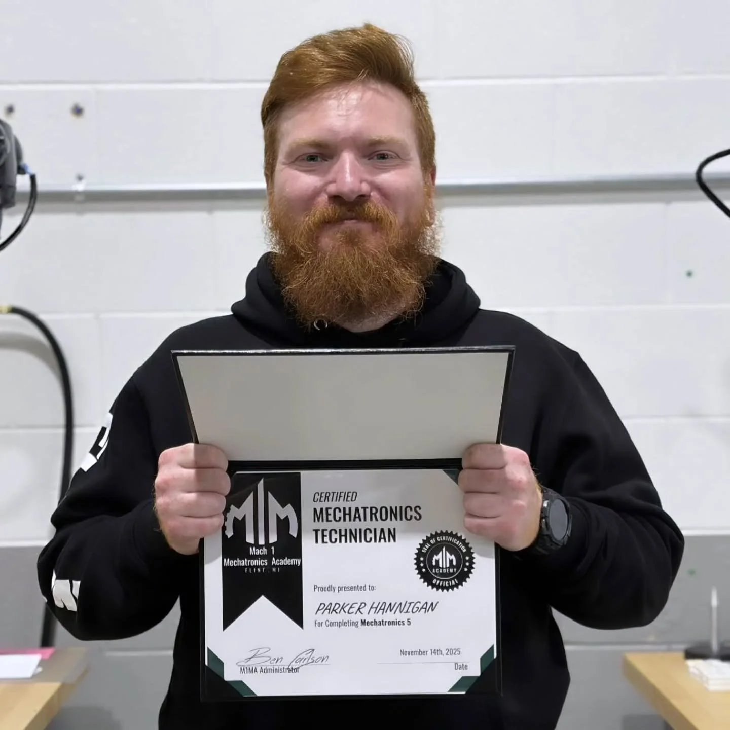 💢 Congratulations Parker!! 💢

Wow, what a great six months!
You were a hoot to have here at Mach 1 and we're confident you'll do well with your career!

This guy does great work and can create humor out of just about anything - a genuine good time!