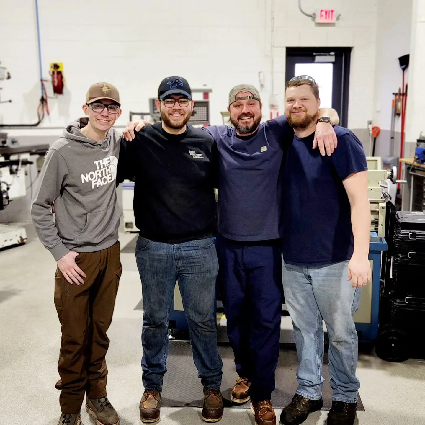 Cohort 10 is off the ground and cruising!
These guys are an absolute push force. They're a few weeks in and already a week ahead of the schedule.

From left to right there's Nolan, Landen, Joe, and Josh. All 4 are Rockstars!

Big shout out to the spo