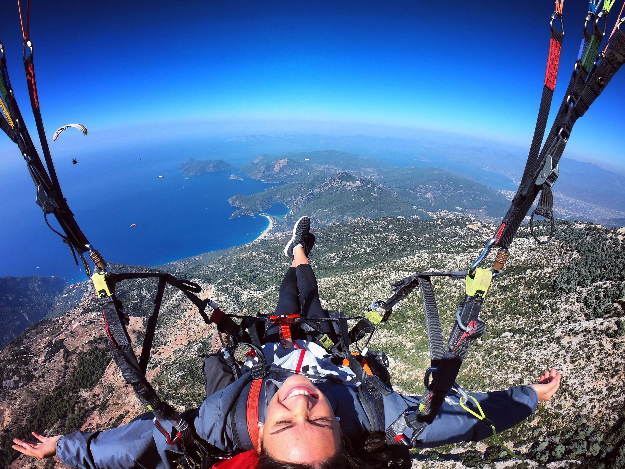 Dancing in the Sky — My First Paragliding Adventure in Fethiye, Turkey 🪂💙☀️
