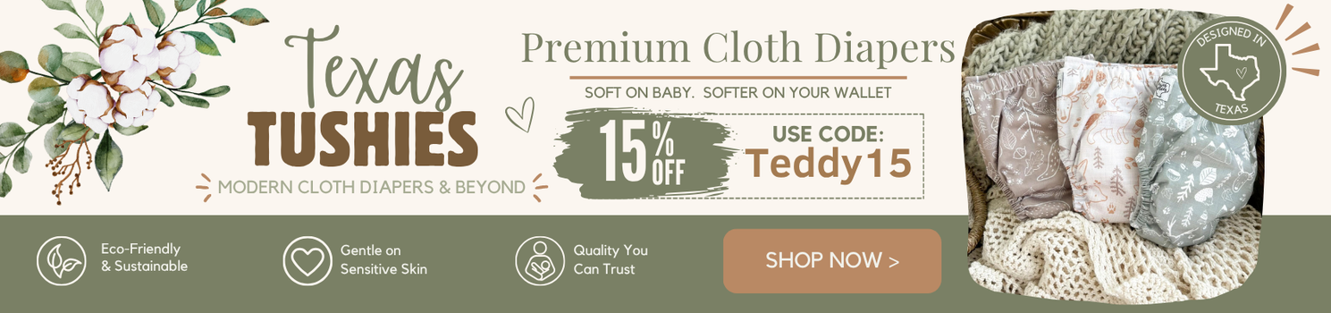 Texas Tushies Discount Code TEddy15