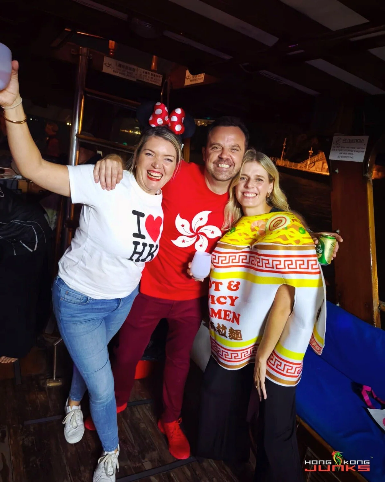 Some people come in swimsuits. Others come dressed like instant legends. Either way, the vibe&rsquo;s always cooked to perfection.
#HongKongJunks #HongKongLife