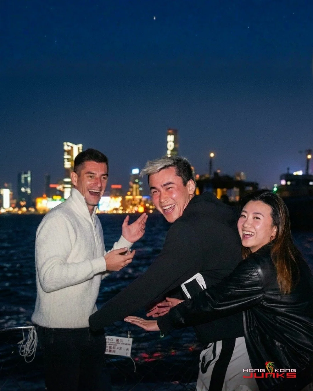 Why fight the crowds on the ground level? We skip the hustle entirely and prefer our Victoria Harbour views with a breeze. This is simply the smarter way to do Hong Kong. #HongKongJunks #VictoriaHarbour #HKNightLife #junkboathk