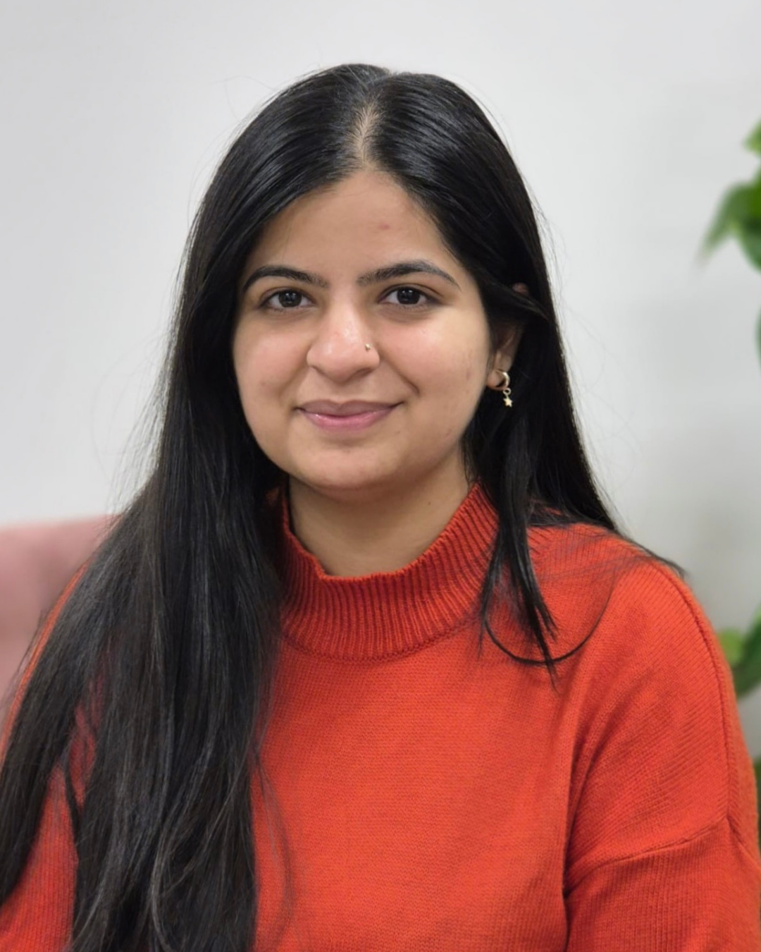 Blue star-shaped block on a light-colored surface with shadows.
