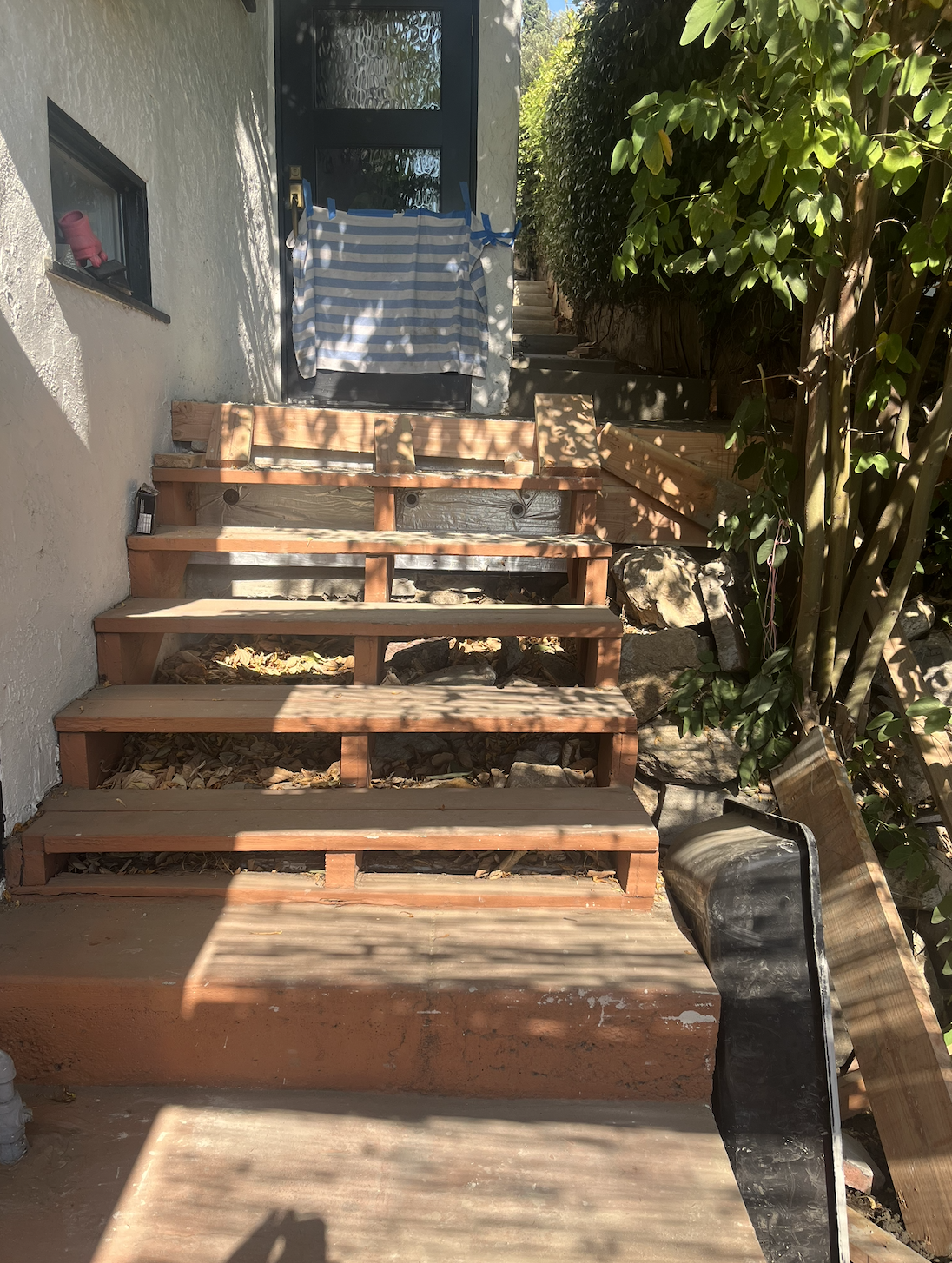 Before - steps