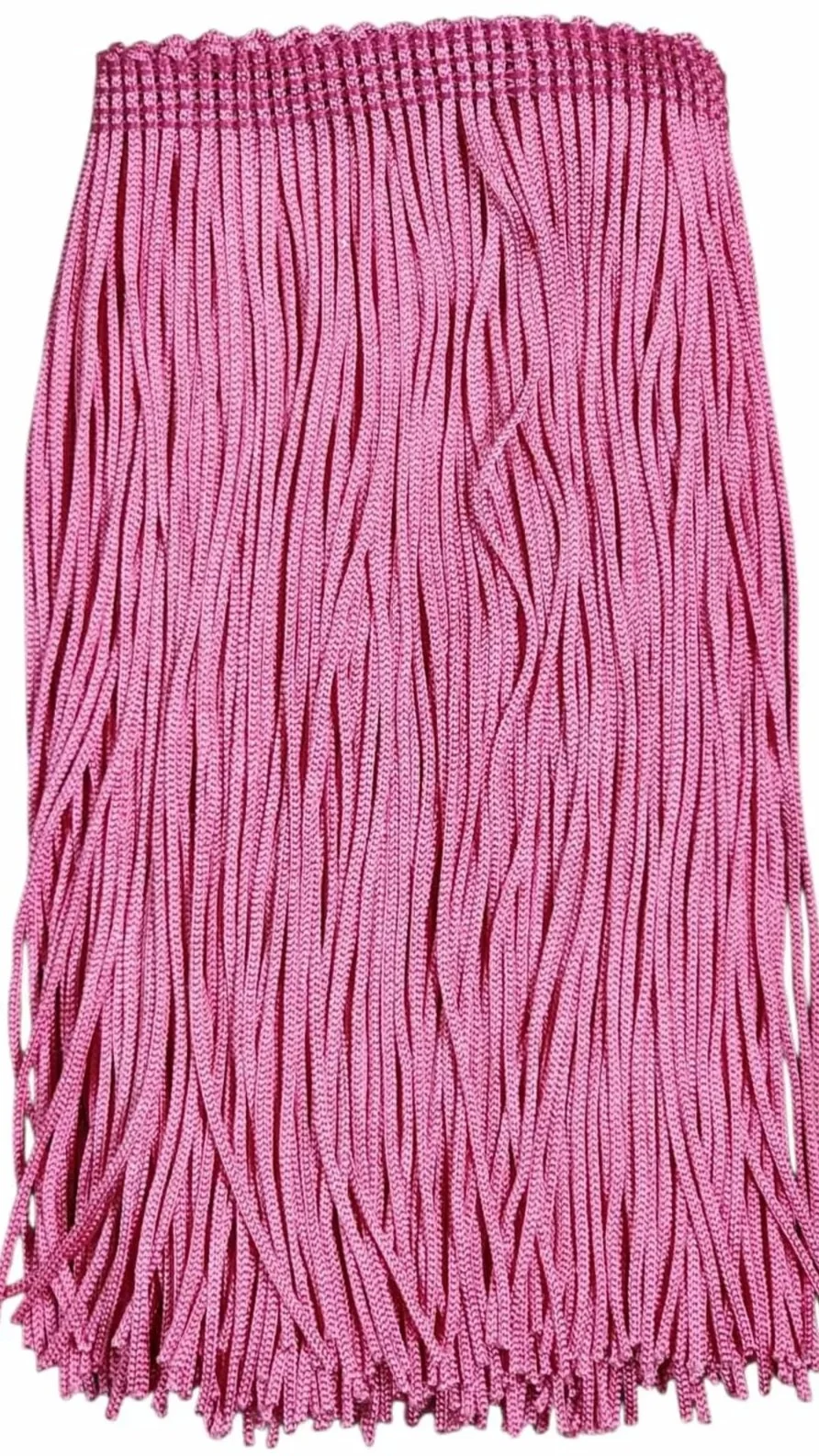 Rouge Pink Fringe Trim: 6-Inch Wide, Sold by the Yard