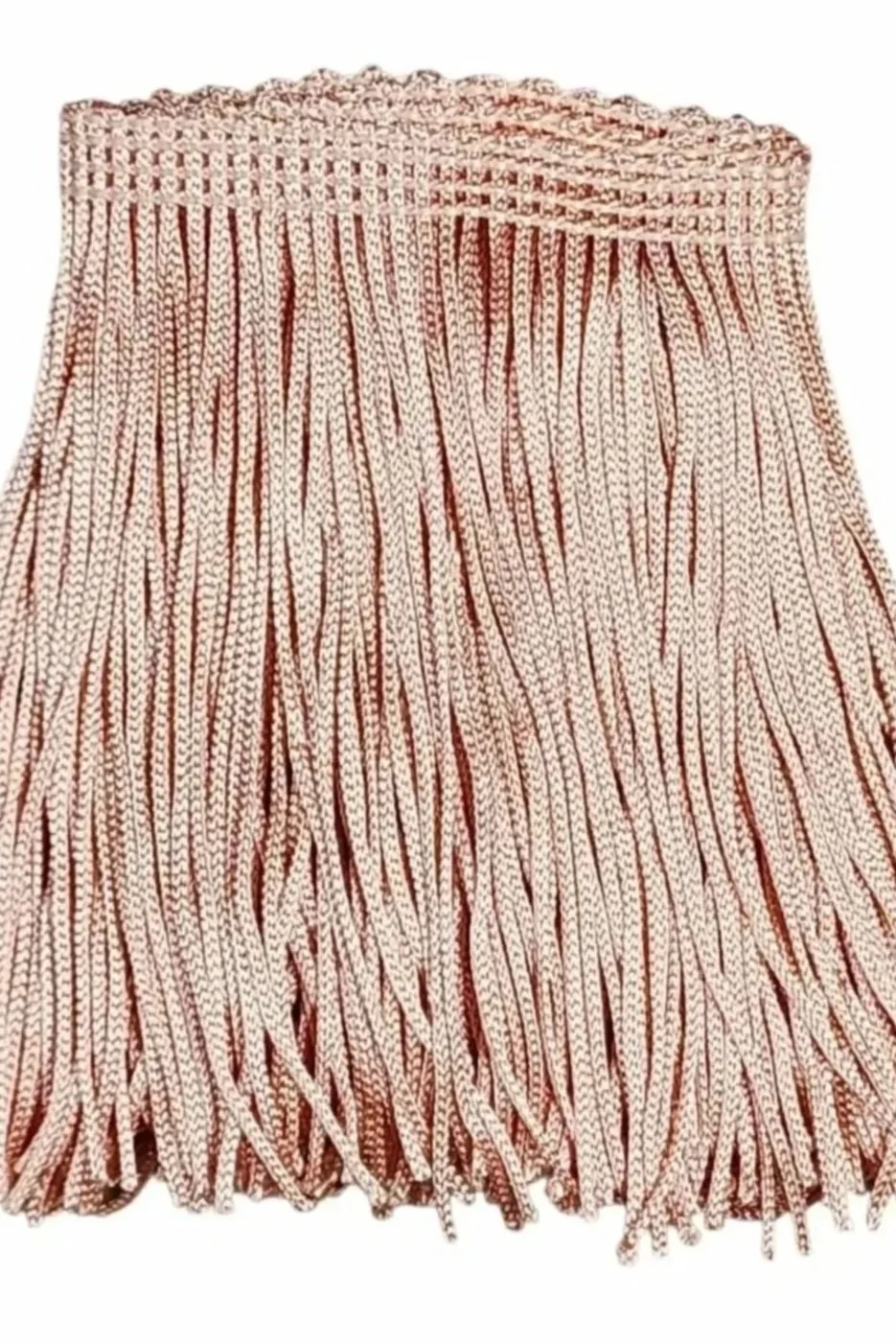 Blush Pink Fringe Trim: 4-Inch Wide, Sold by the Yard