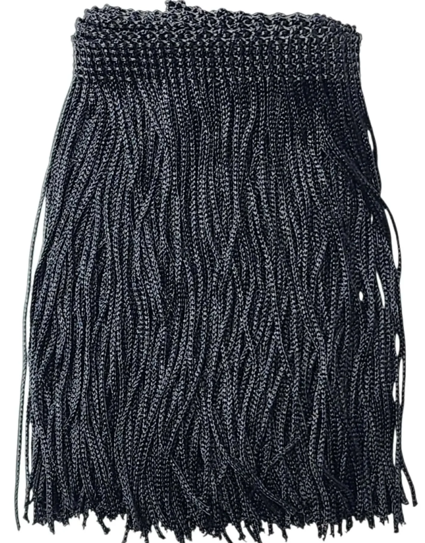 Black Fringe Trim: 4-Inch Wide, Sold by the Yard