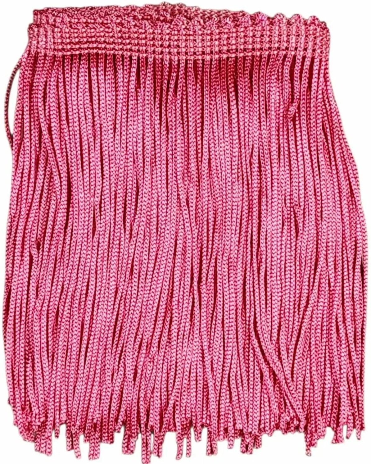 Dark Rose Fringe Trim: 4-Inch Wide, Sold by the Yard