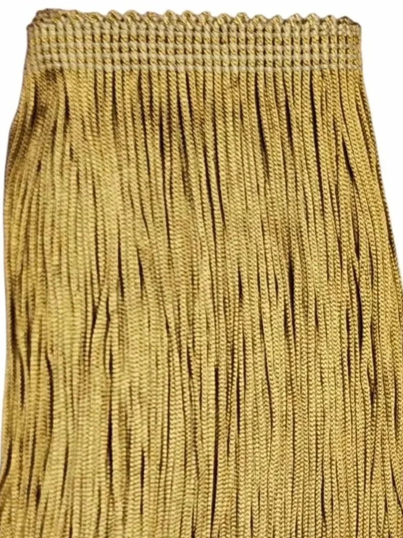 Camel Fringe Trim: 4-Inch Wide, Sold by the Yard