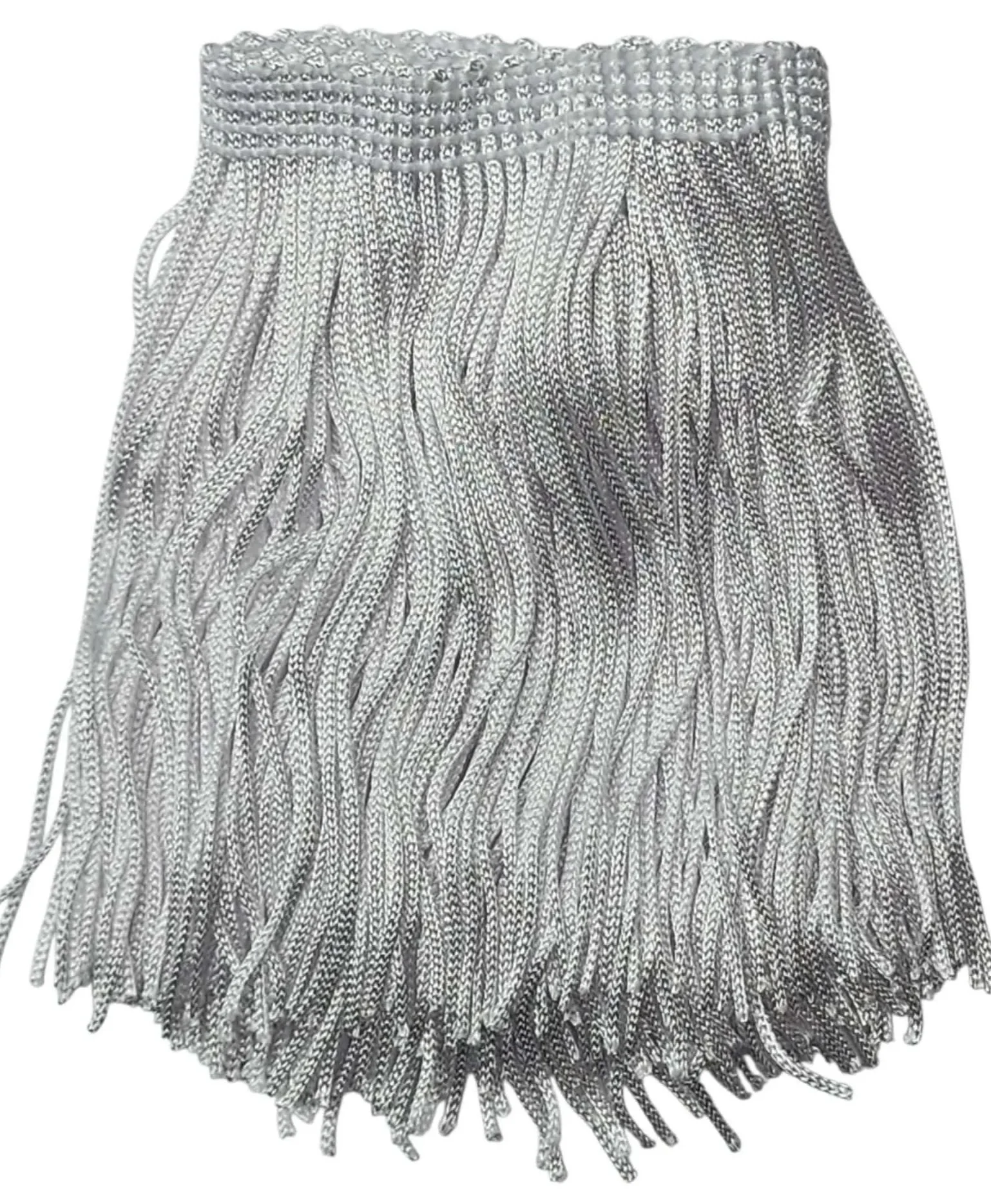 Snow White Fringe Trim: 4-Inch Wide, Sold by the Yard