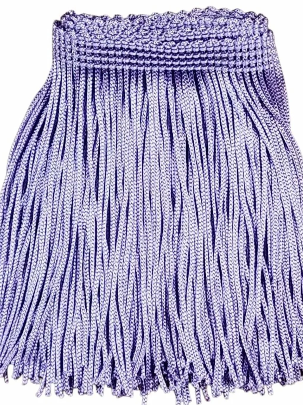 Violet Fringe Trim: 4-Inch Wide, Sold by the Yard